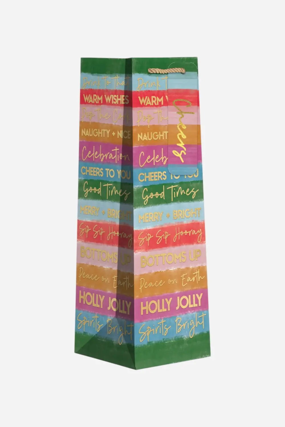 Drink To That Wine Bottle Tote Gift Bag 1