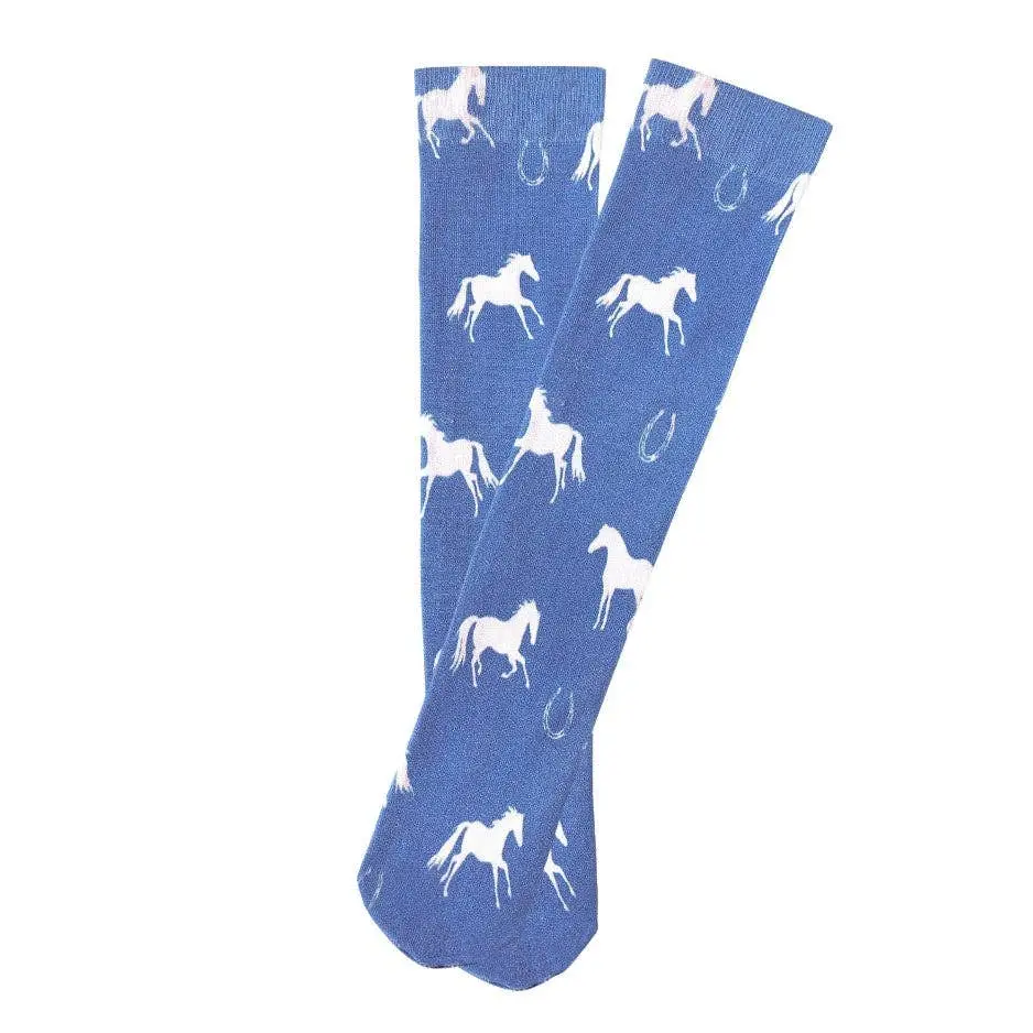 Blue Sky Pony Socks (Kids) 1