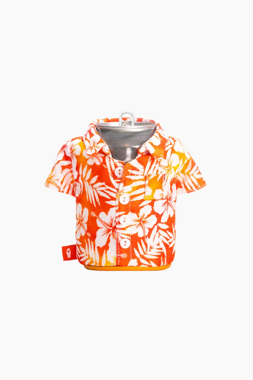 Puffin Drinkwear The Aloha Beverage Shirt In Apricot Floral 1