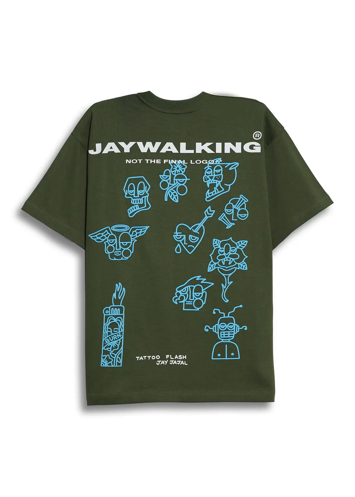 Small Tattoos T-Shirt In Green [Unisex] 1