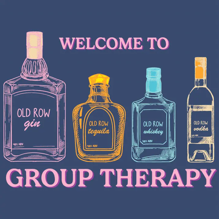 Old Row Group Therapy Pocket Tee In China Blue 4