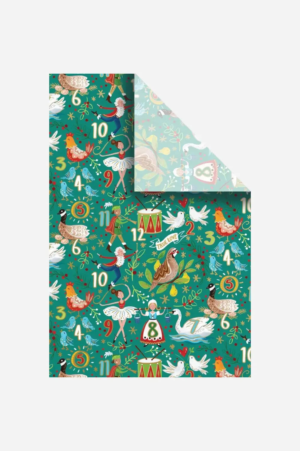 12 Days Printed Tissue Paper 1