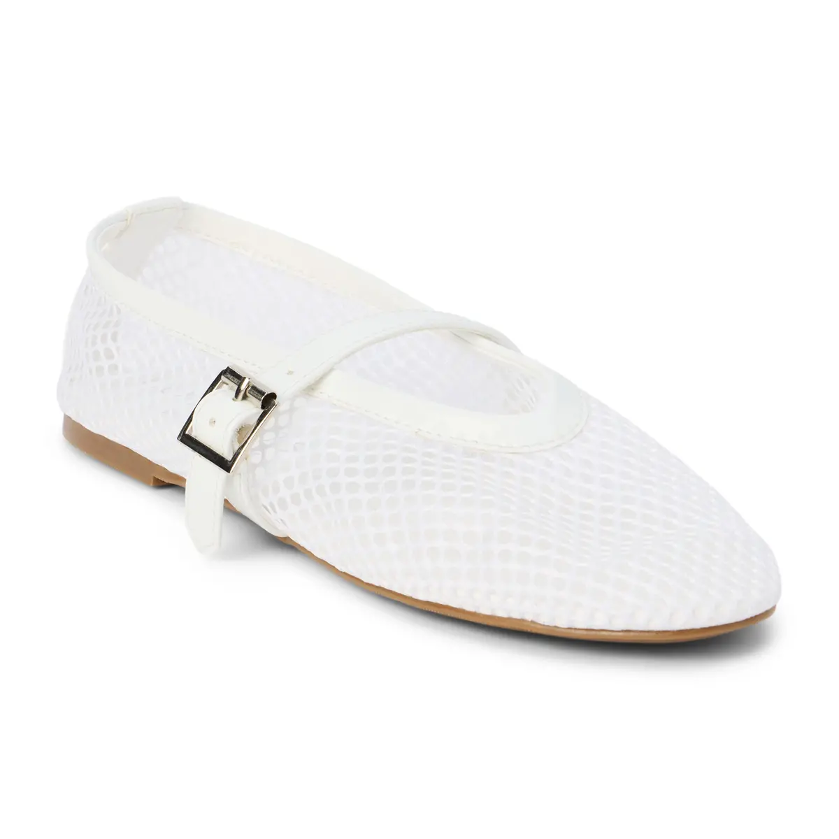 Matisse Nolita Ballet Flats In White 3