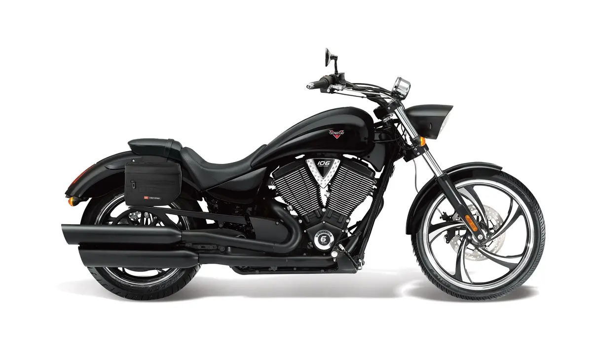 10L - Patriot Small Victory 8 Ball Motorcycle Throw Over Saddlebags 2