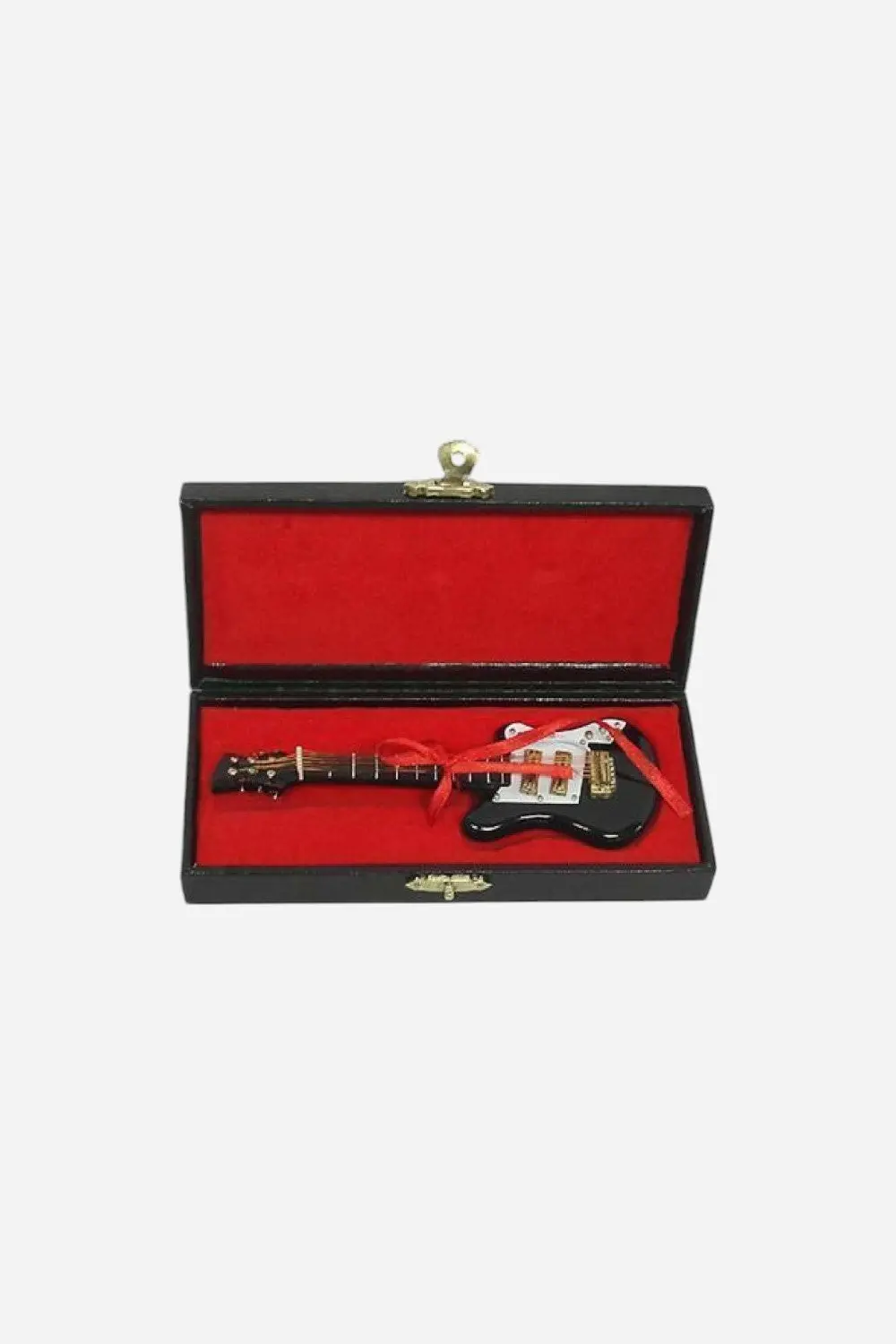 Black Electric Guitar In Case Ornament 1