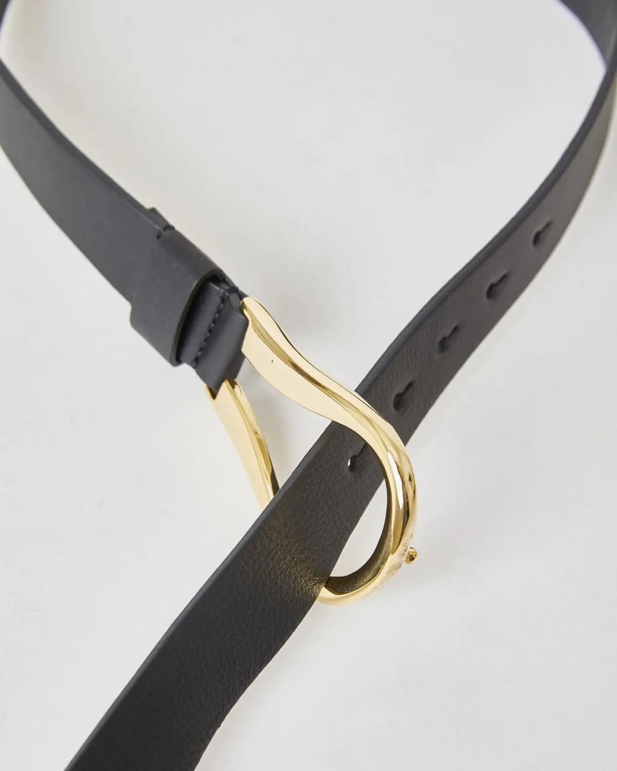 B-Low The Belt Ryder Wrap Leather Belt In Black Gold 2