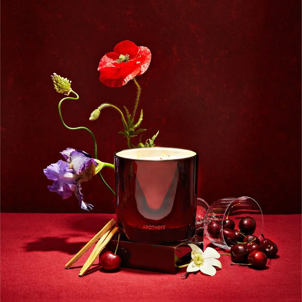 Apotheke Bitter Cherry 3-Wick Candle, 26 Oz. 2