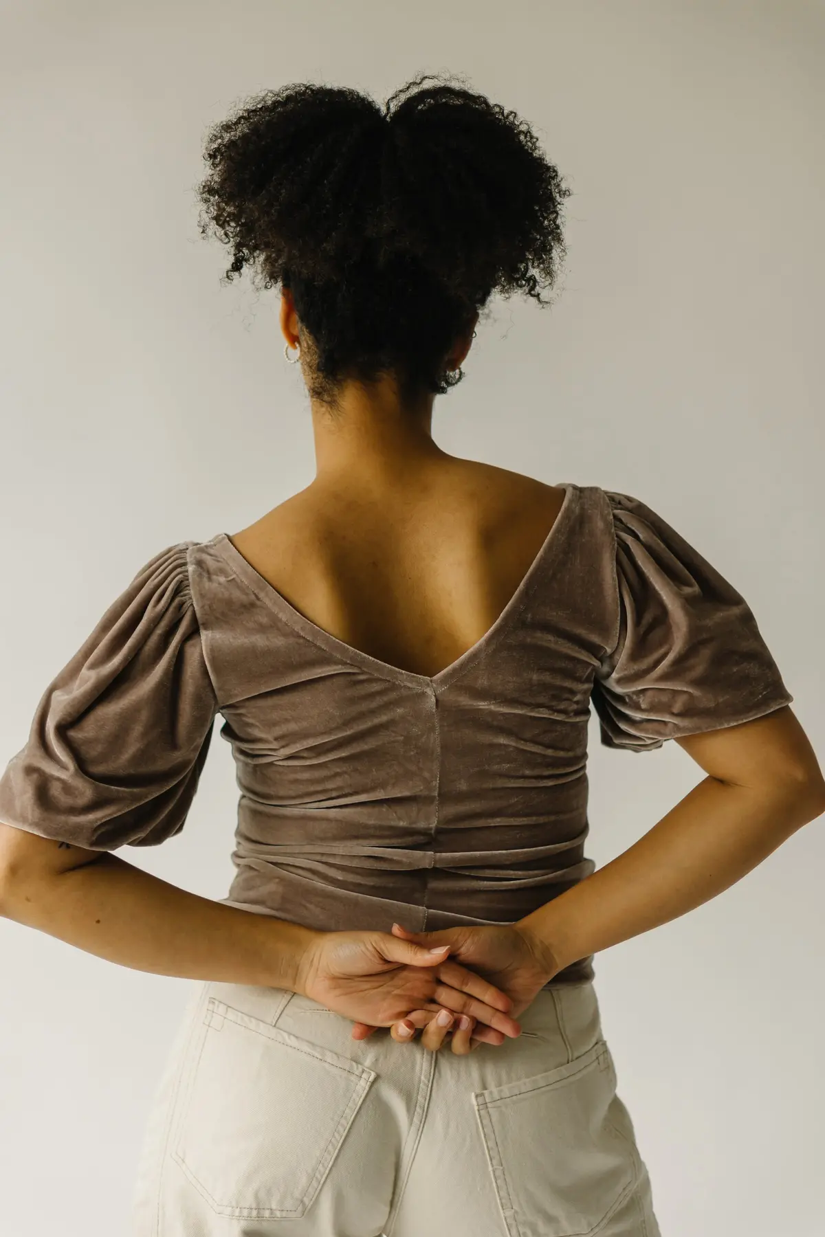 Free People Cupcake Velvet Top In Cashmere 2