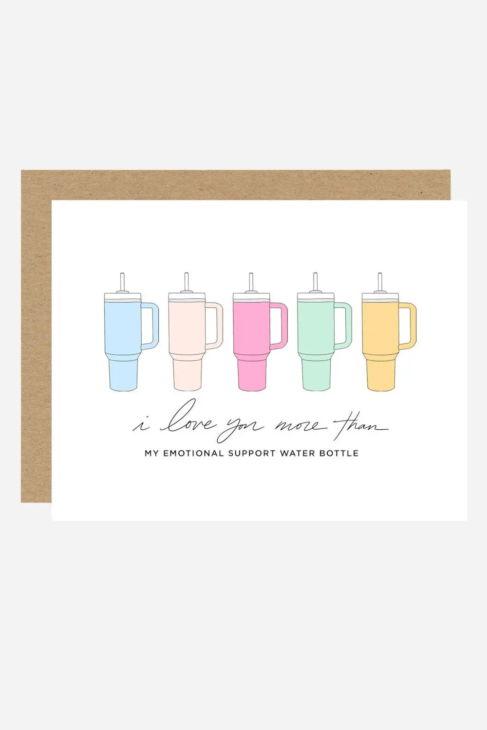 Support Water Bottle Card 1