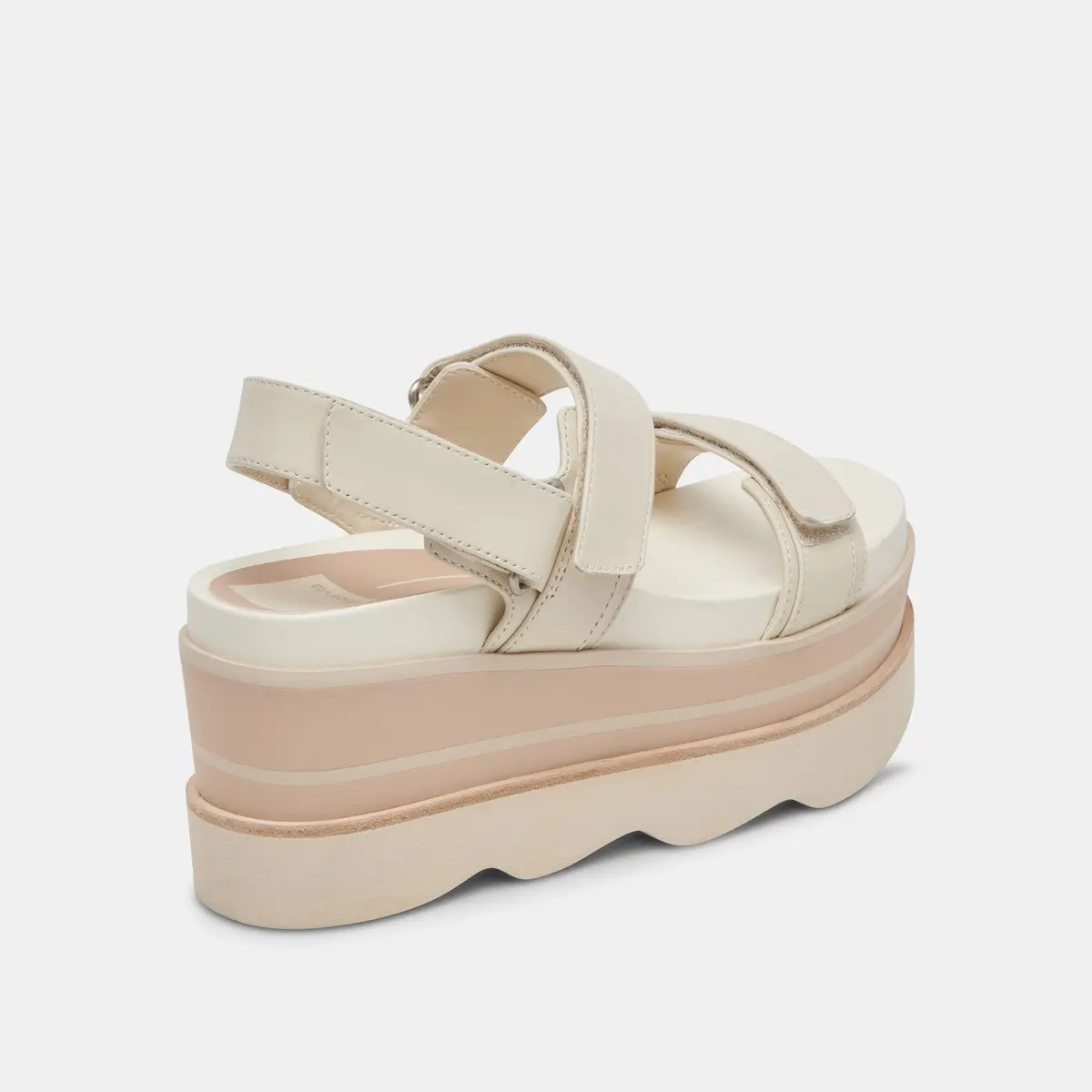 Dolce Vita Izak Sandals In Ivory Leather 3