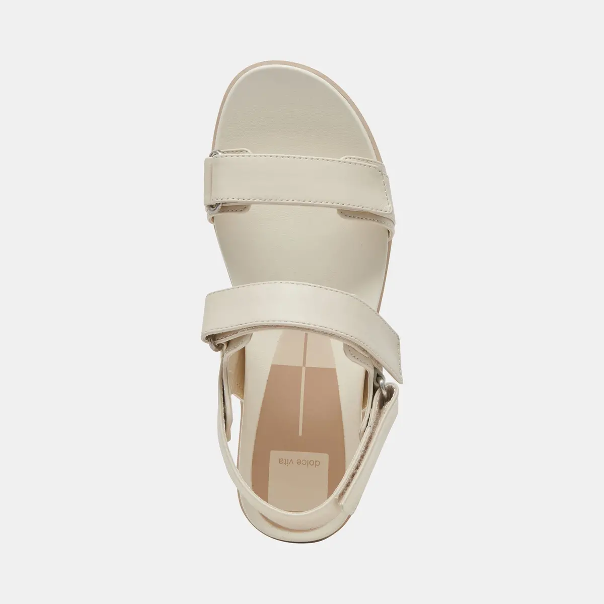 Dolce Vita Izak Sandals In Ivory Leather 8