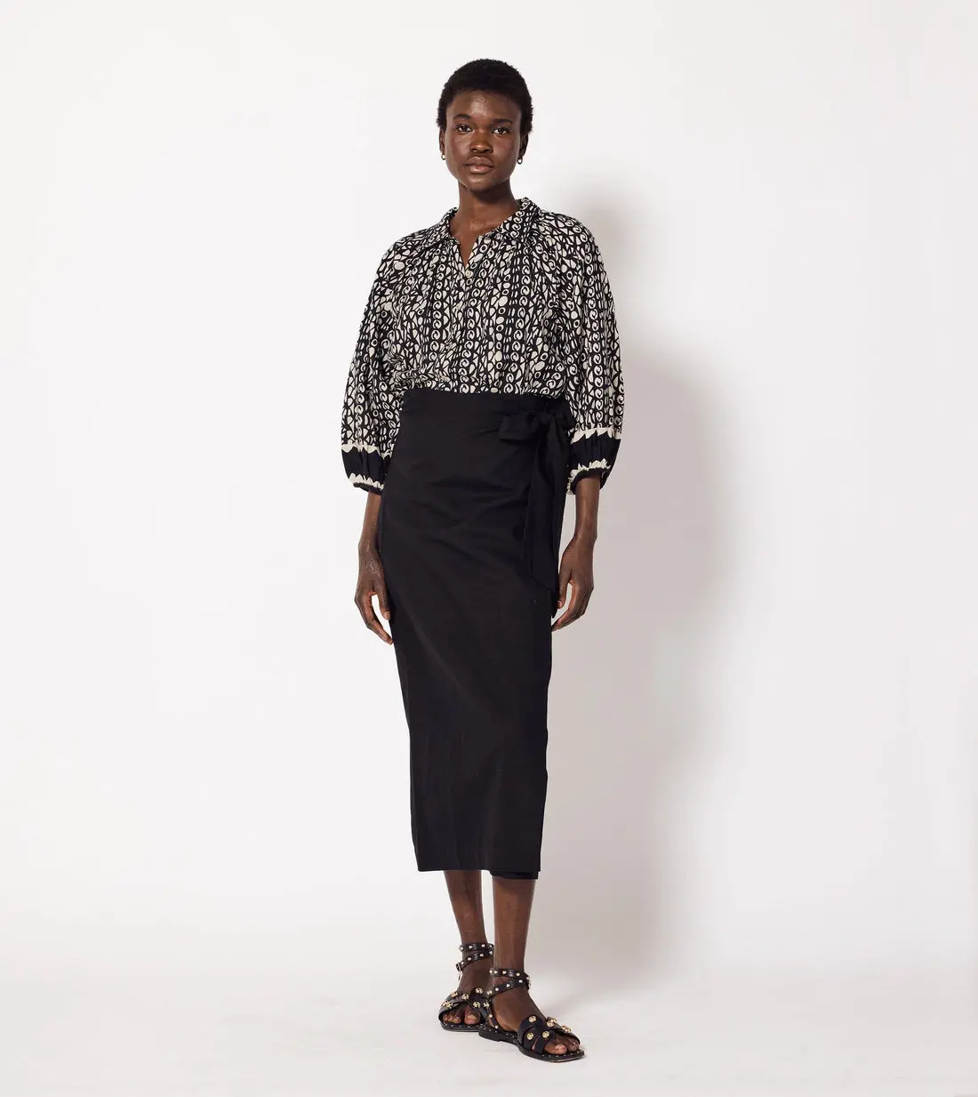 Cleobella Azana Blouse In Paseo 2
