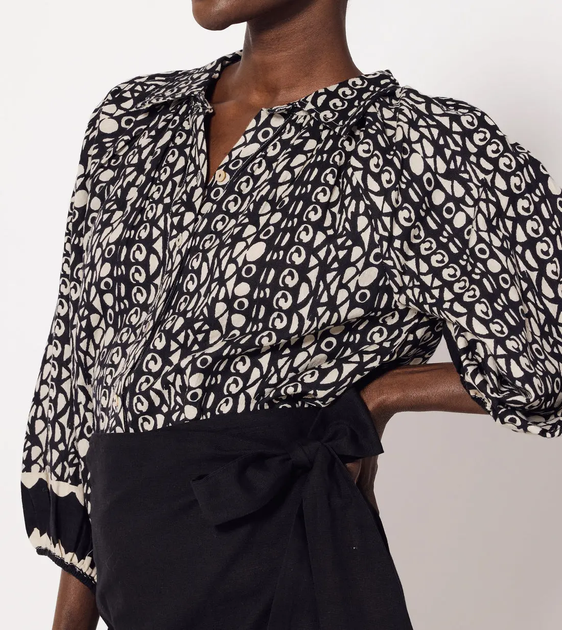 Cleobella Azana Blouse In Paseo 4