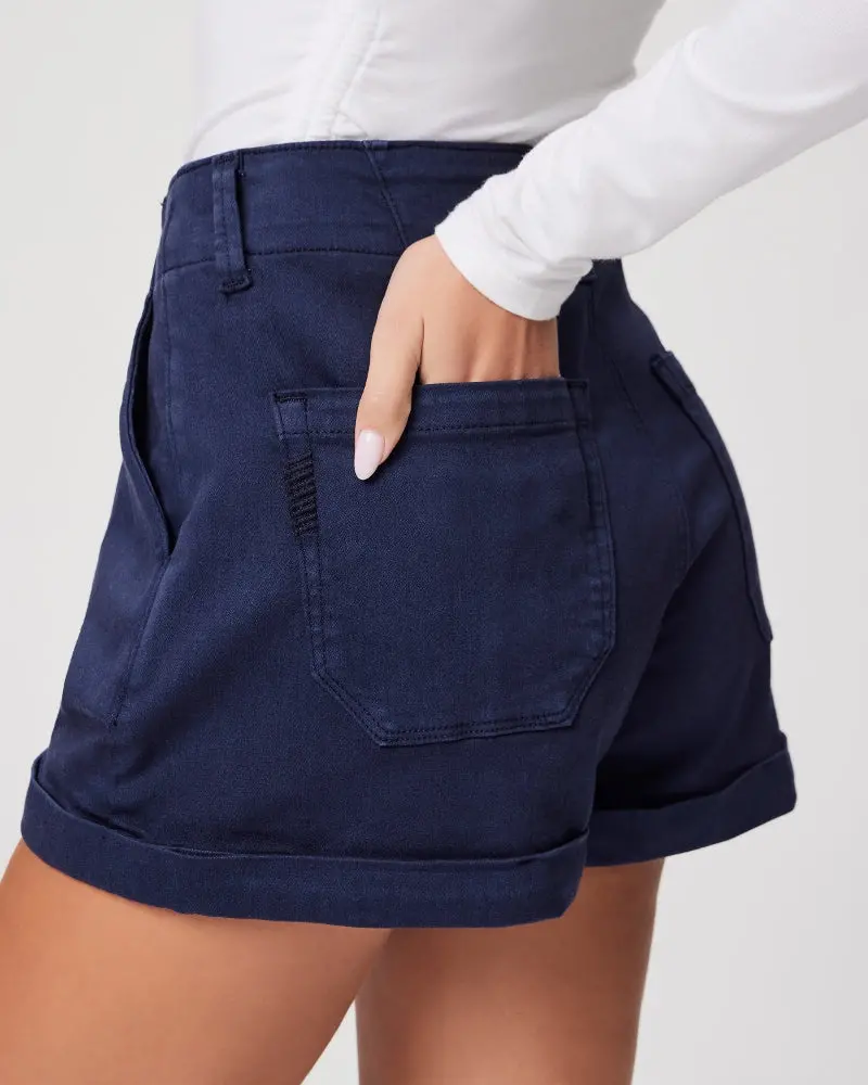 Paige Brooklyn Short With Cuff In Vintage 5