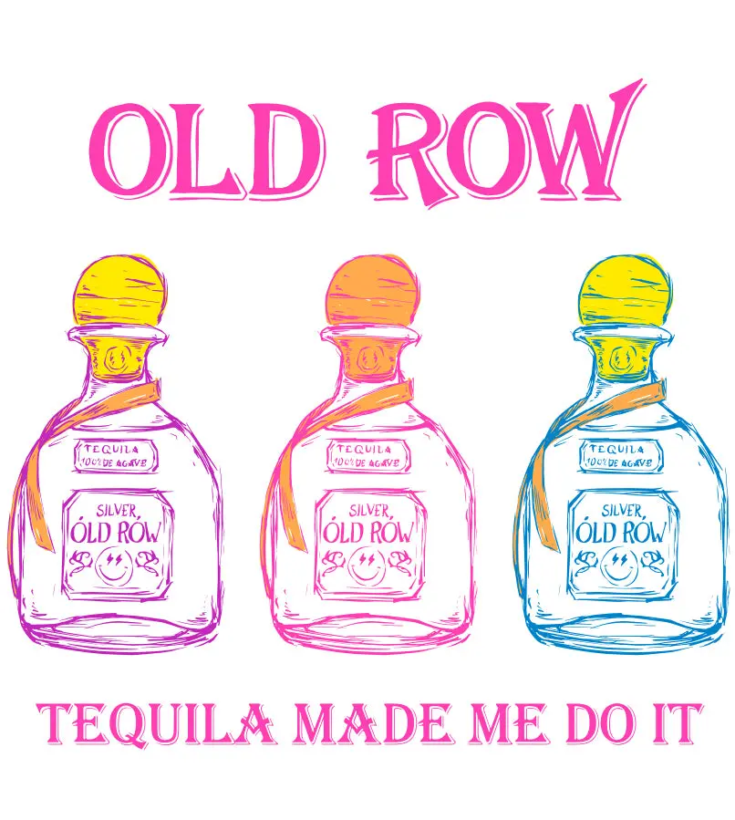 Old Row Tequila Made Me Do It Pocket Tee 2