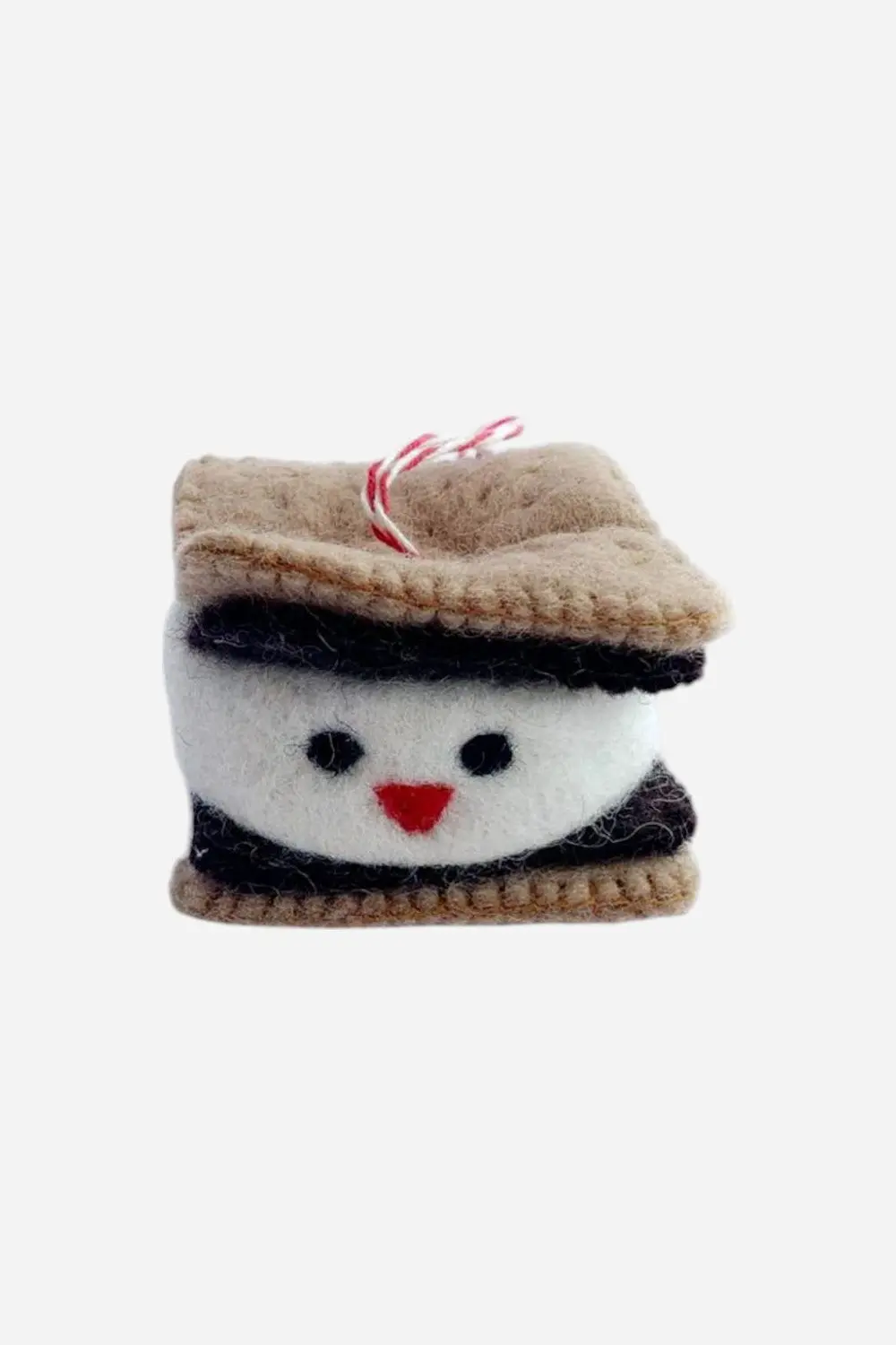 Felt Wool S'more Ornament 1