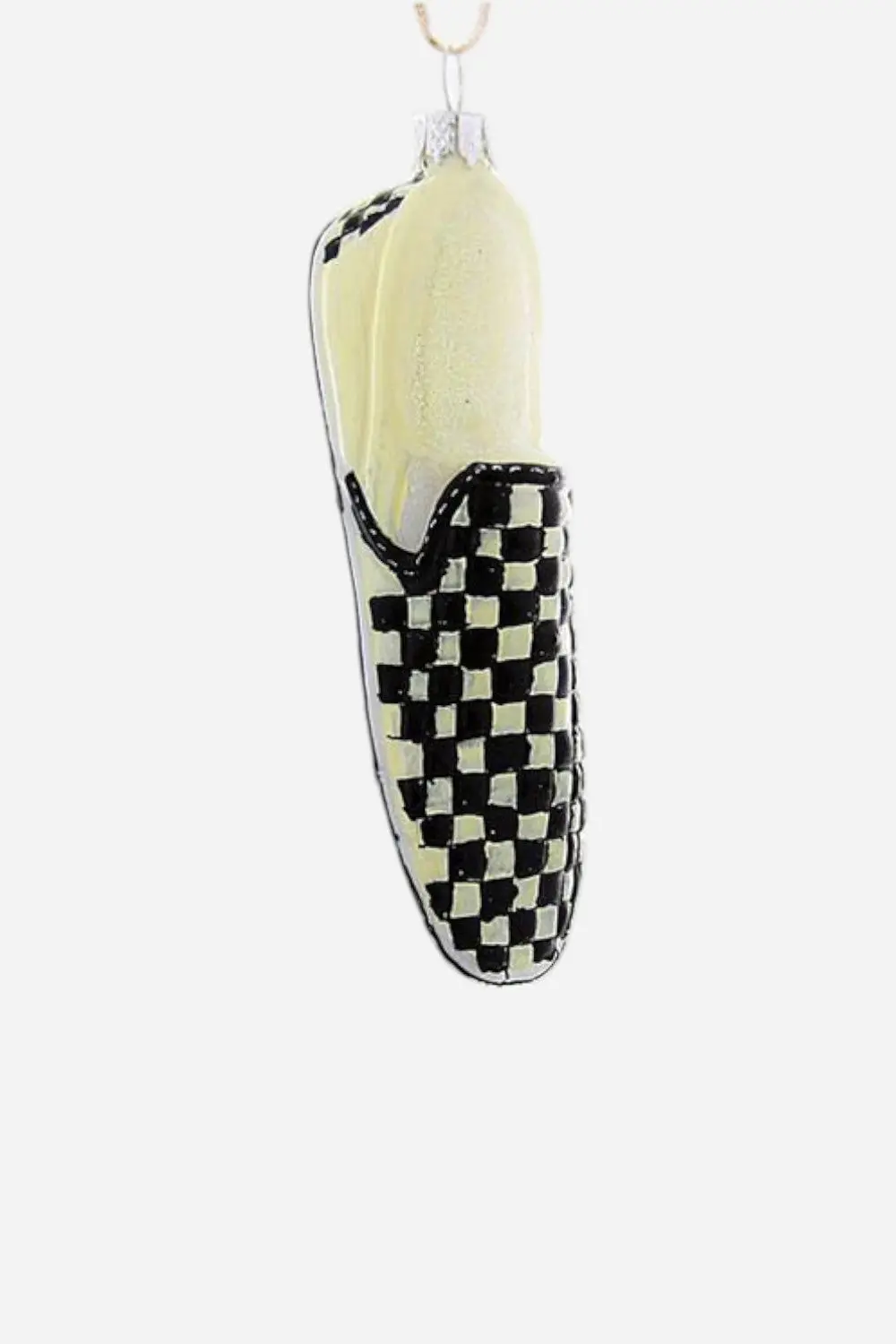 Checkered Shoe Ornament 1
