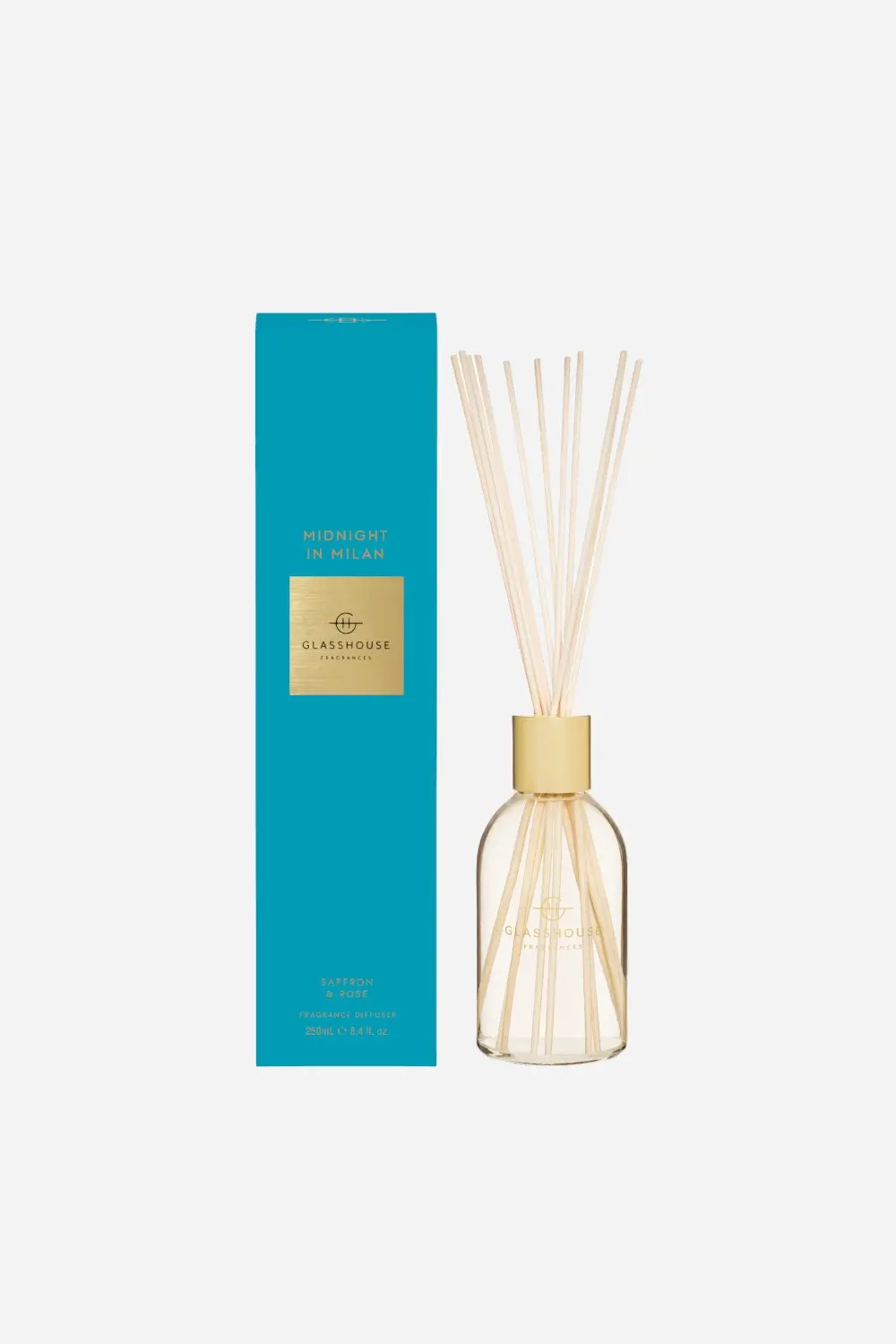 Glasshouse Midnight In Milan Fragrance Diffuser, 8.4 Oz 1