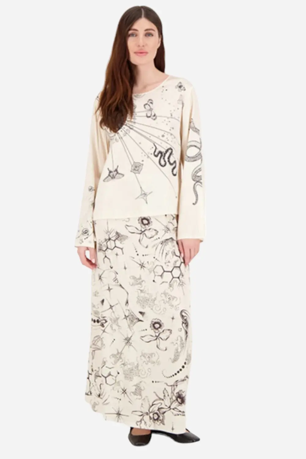 Me369 Anika Skirt In Tattoo 1
