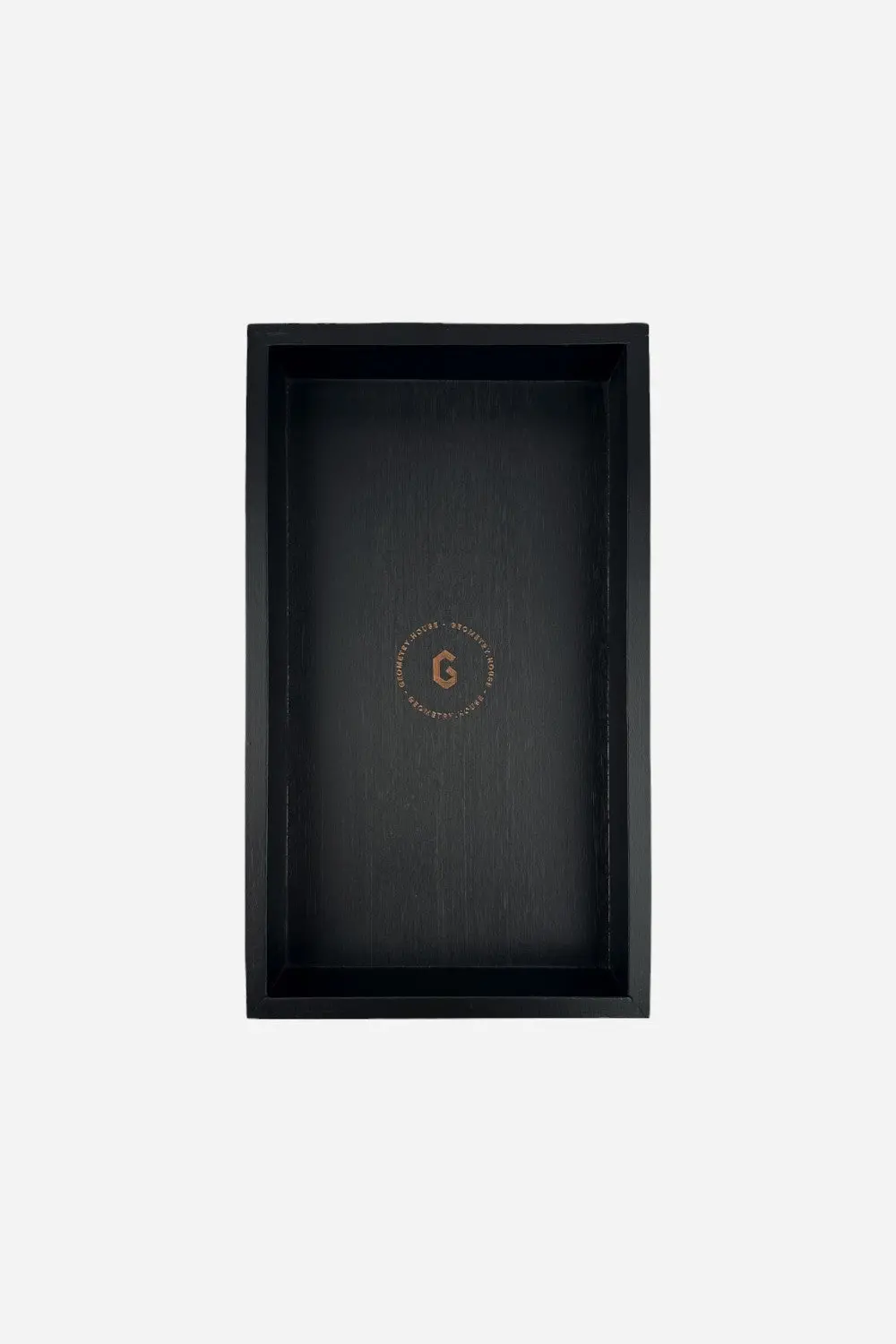 Geometry Towels Not Paper Towel Tray In Black 1