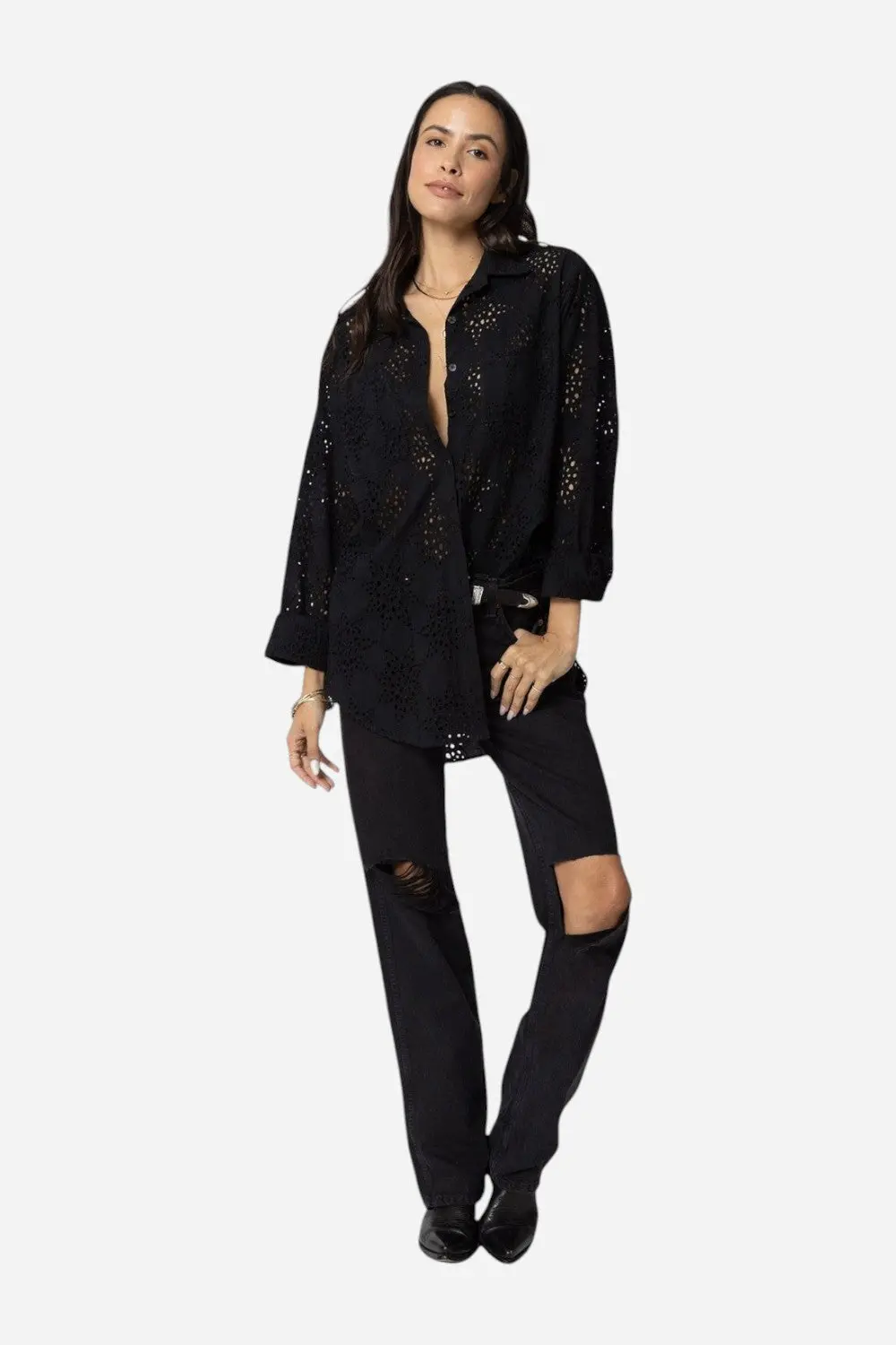 Stillwater The Eyelit Favorite Shirt In Black 1