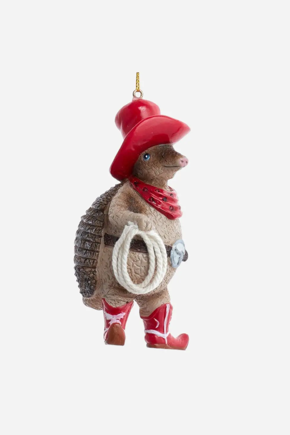 Oversized Western Armadillo Ornament 1