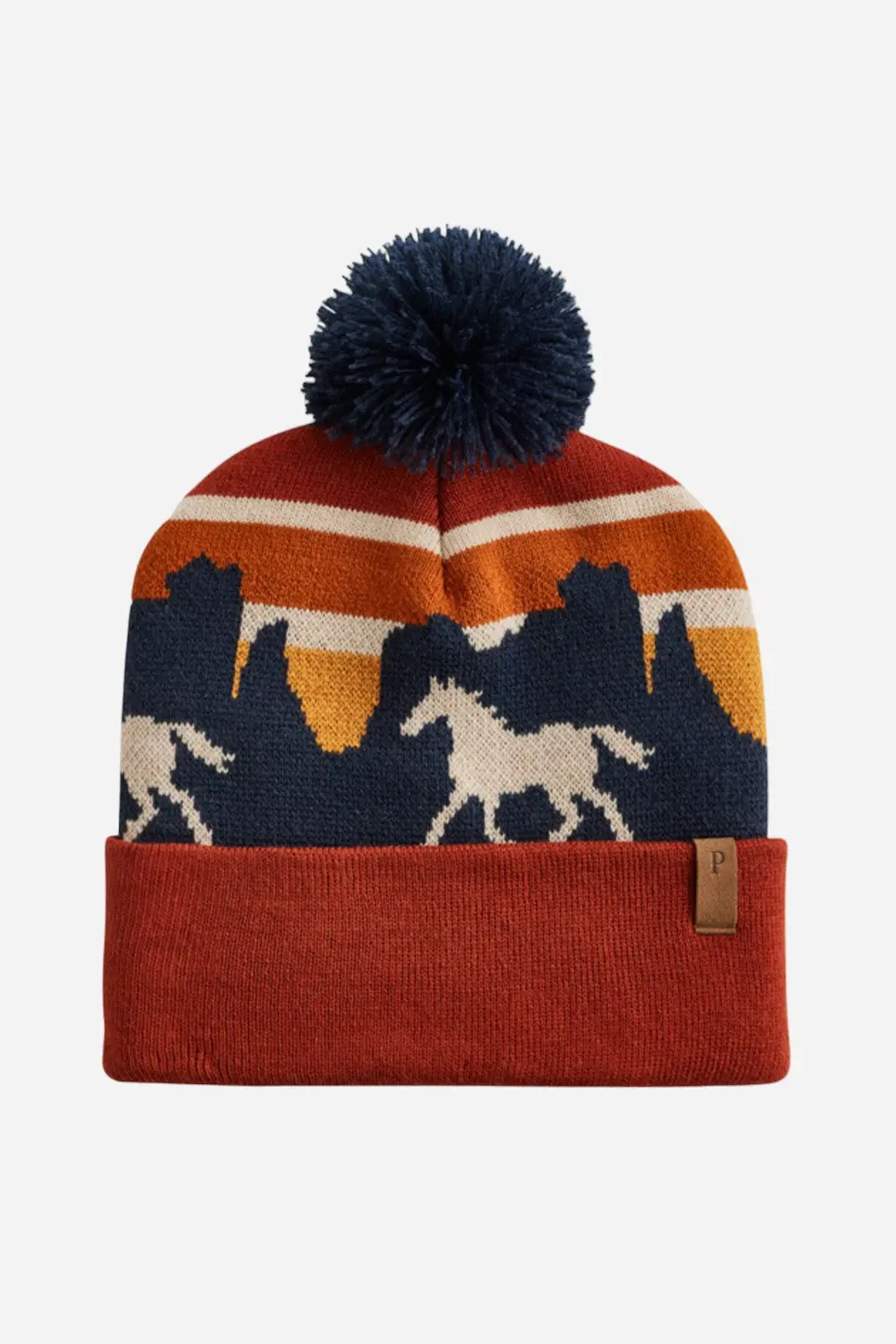Pendleton Woolen Mills Retro Scene Beanie - Horse 1