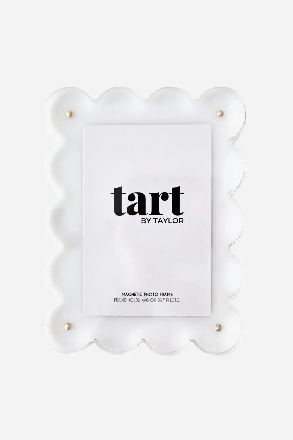 Tart By Taylor Acrylic Frame In White 1
