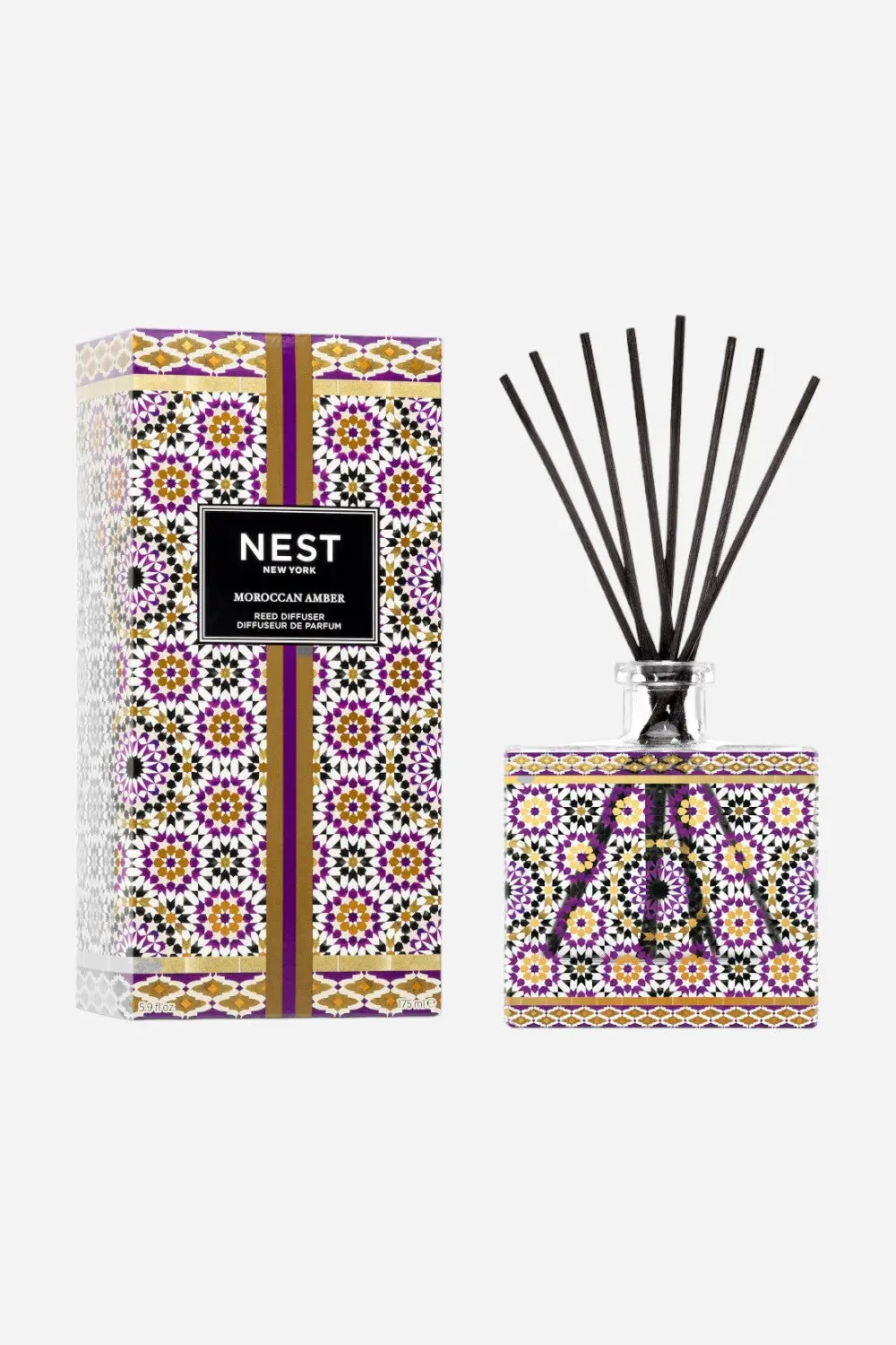 Nest Moroccan Amber Specialty Reed Diffuser, 5.9 Oz. 1