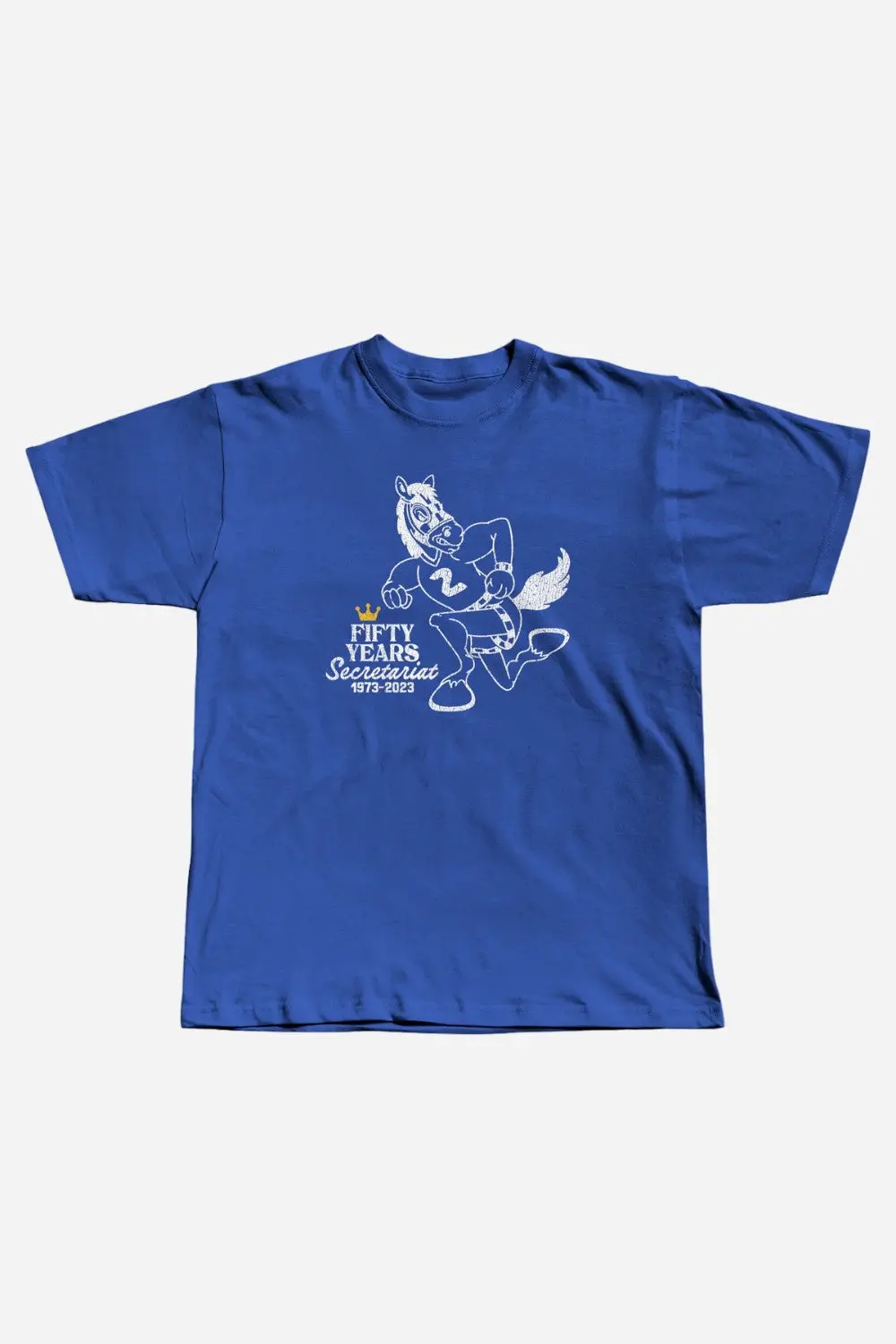 Secretariat Big Red Short Sleeve In Royal Blue 1
