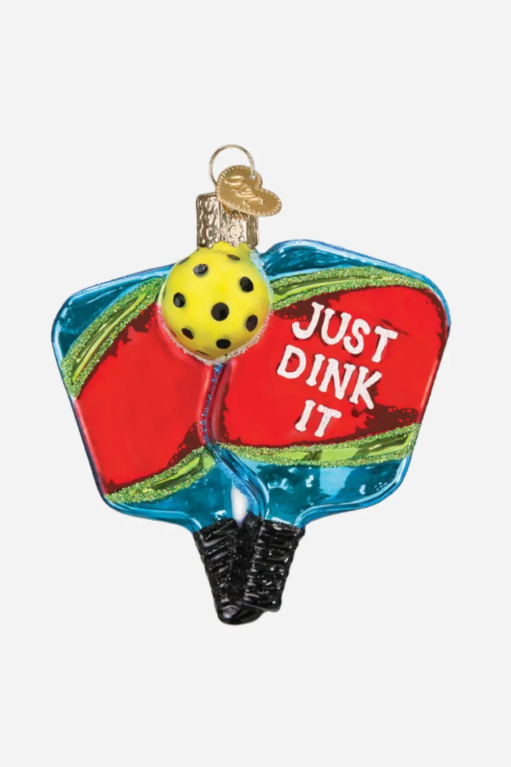 Old World Christmas Pickleball Paddles Ornament 1