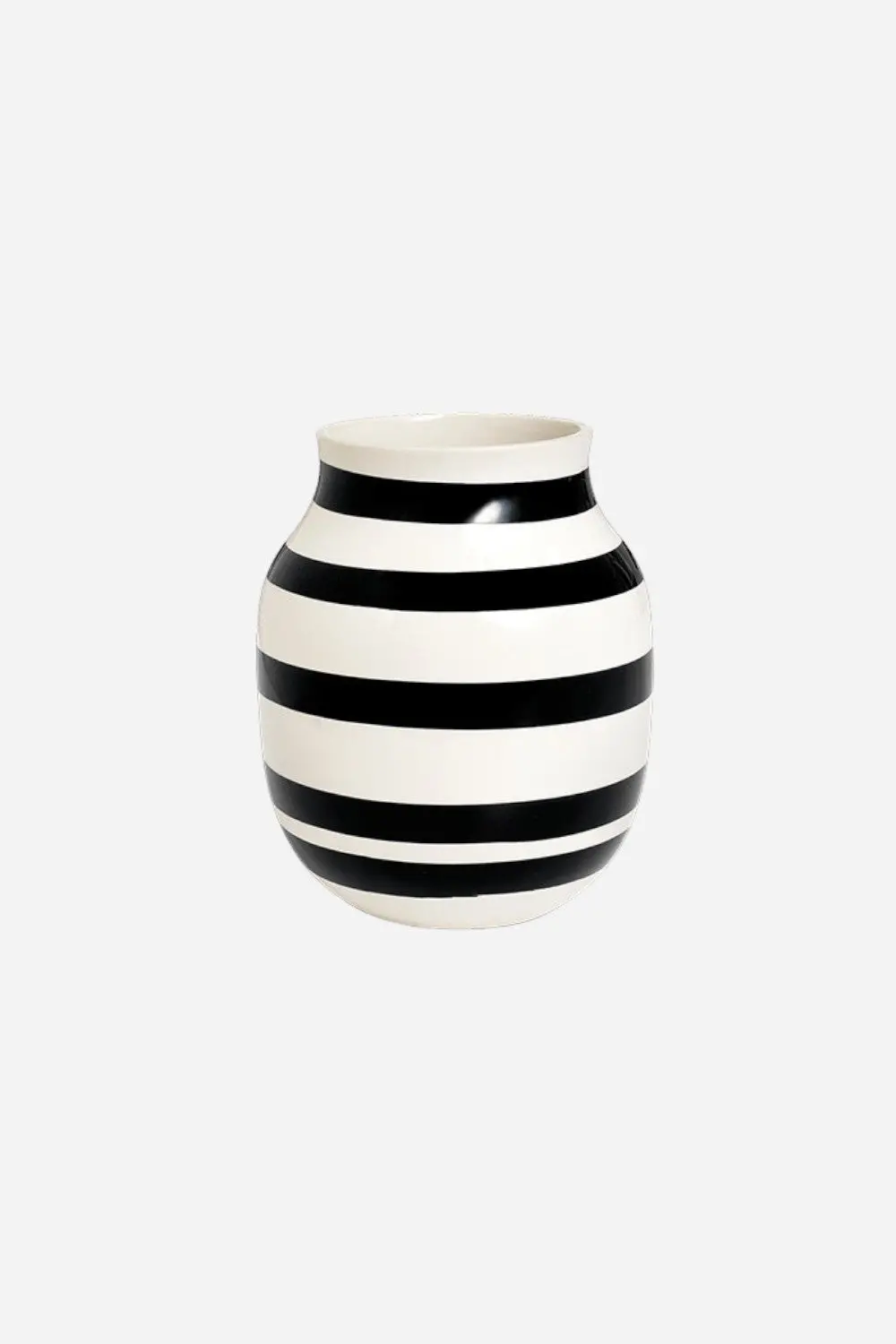 Rosendahl Kähler Omaggio Vase In Black - 7.9 In 1