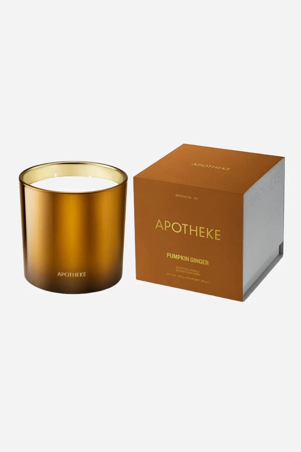 Apotheke Pumpkin Ginger 3-Wick Candle 1