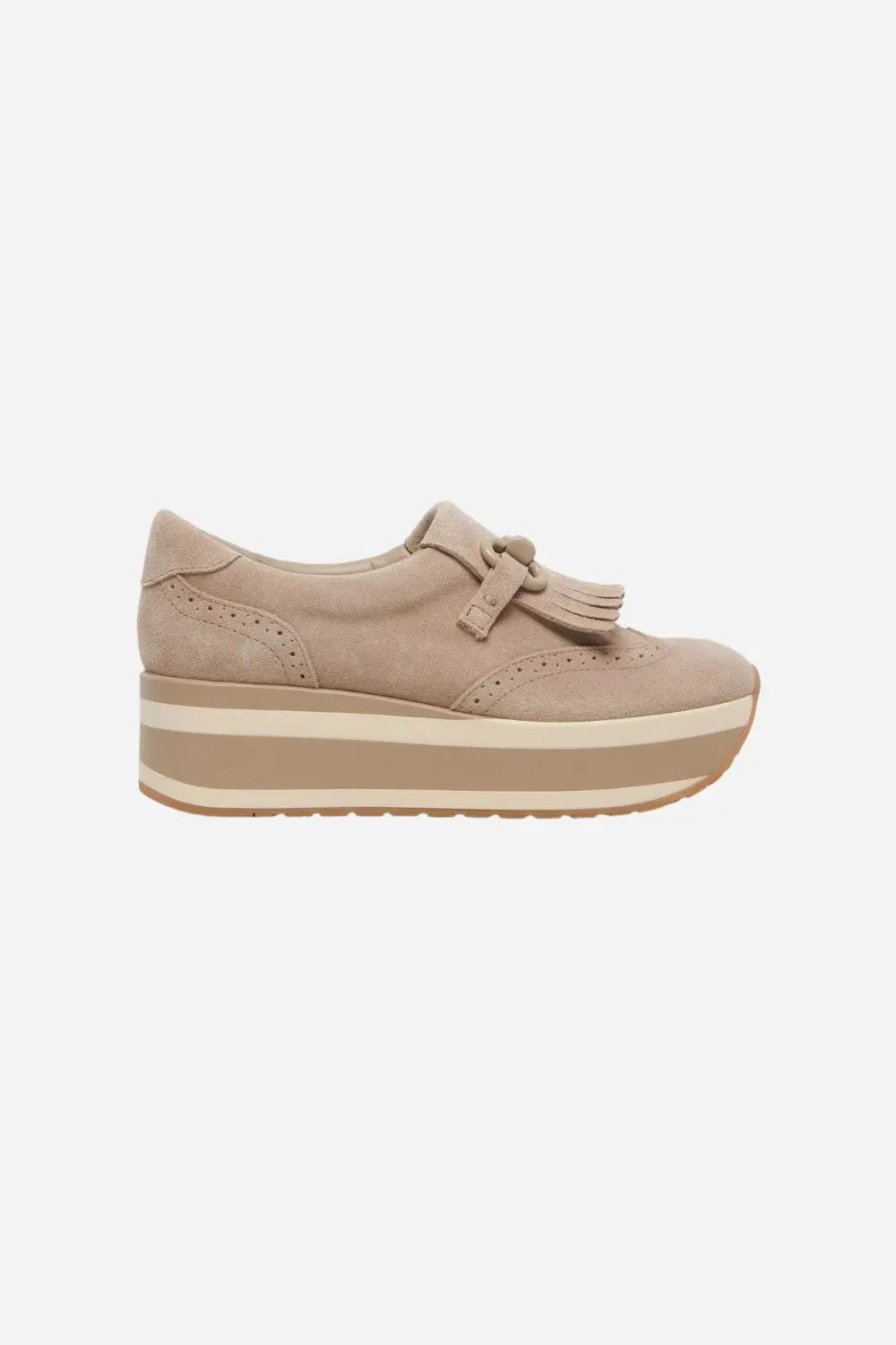 Dolce Vita Jhax Sneakers In Almond Suede 1
