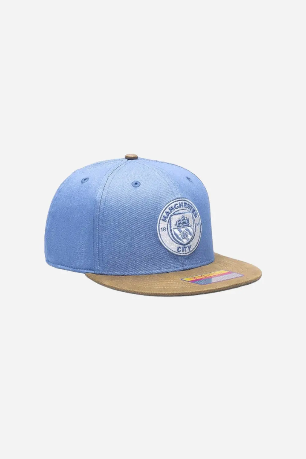 Fan Ink Manchester City Hat In Blue Brown 1