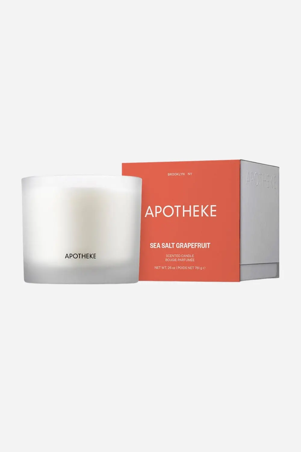 Apotheke Sea Salt Grapefruit 3-Wick Candle 1