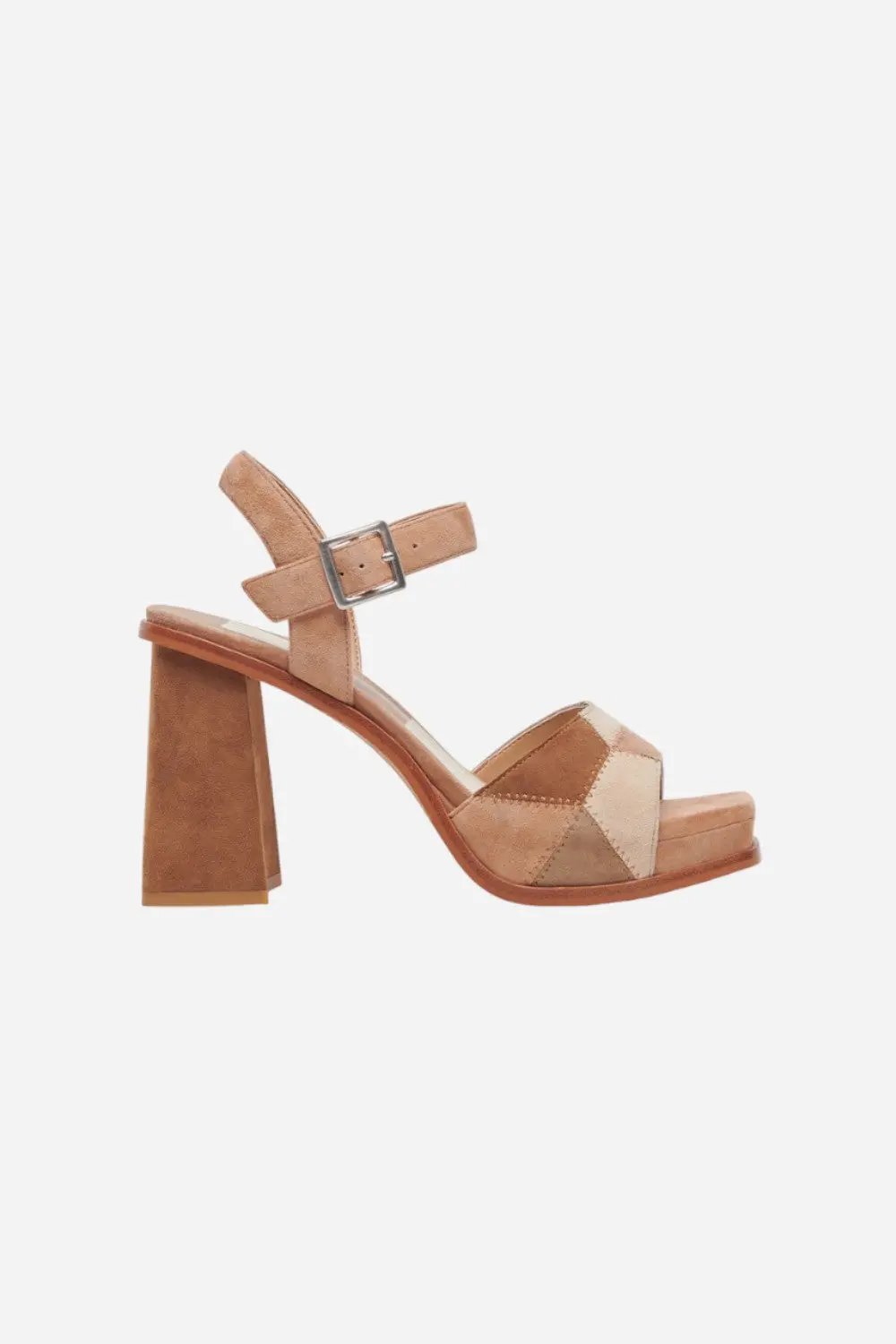 Dolce Vita Aubrey Heels In Brown Multi Suede 1