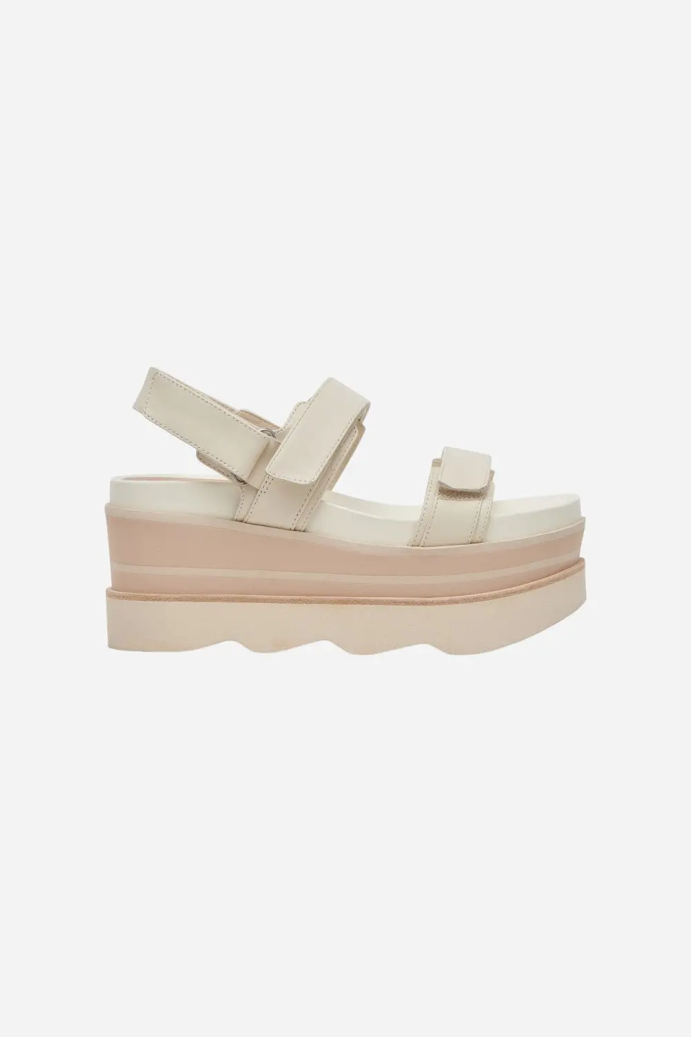 Dolce Vita Izak Sandals In Ivory Leather 1