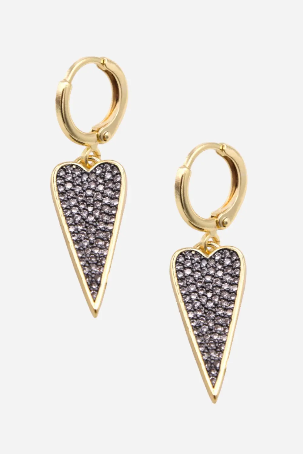 Farrah B Addicted To Love Earrings In Gold 1