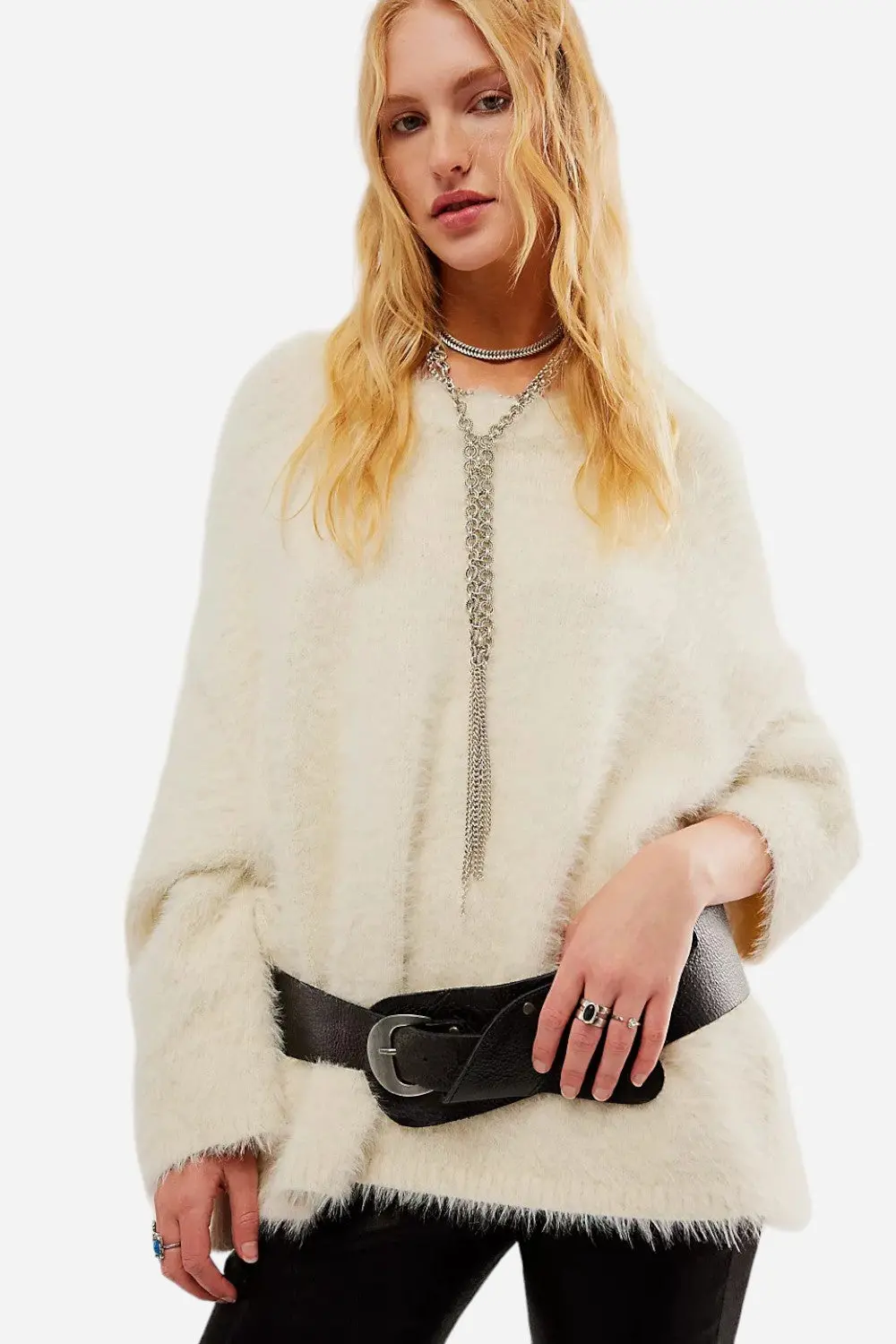 Free People Jericho Hip Belt In Black 1