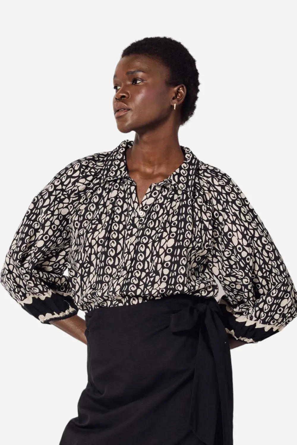 Cleobella Azana Blouse In Paseo 1