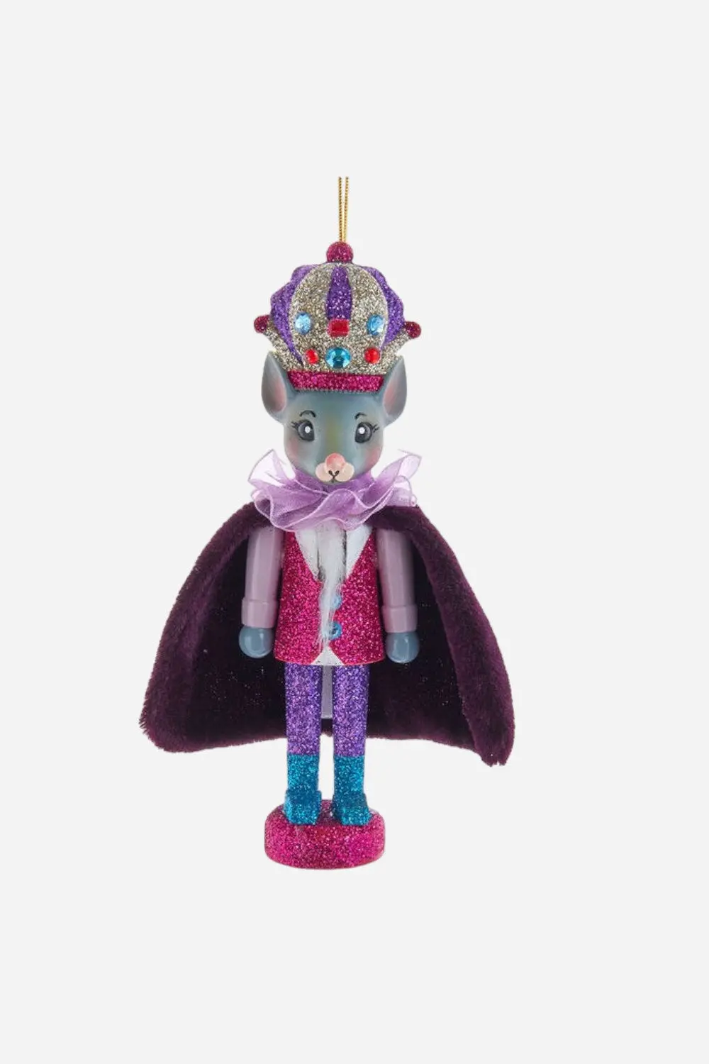 Hollywood 6" Nutcrackers: Mouse King Nutcracker Ornament 1