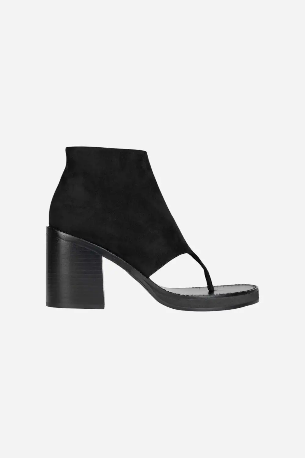 Jeffrey Campbell Trust Ankle Sandal In Black Suede 1