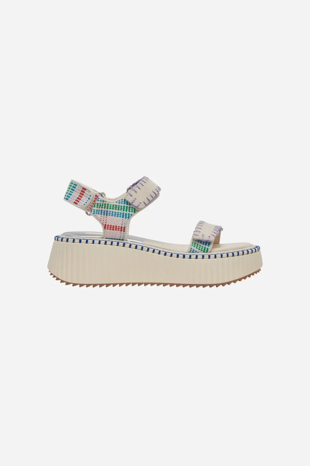 Dolce Vita Debra Sandals In Ivory Multi Nubuck 1
