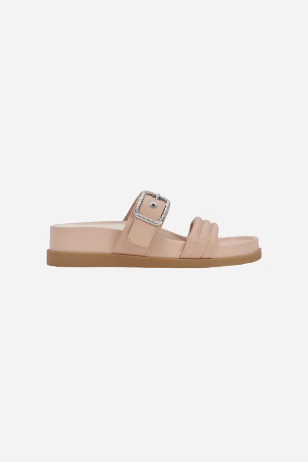 Dolce Vita Shaila Sandals In Cream Leather 1