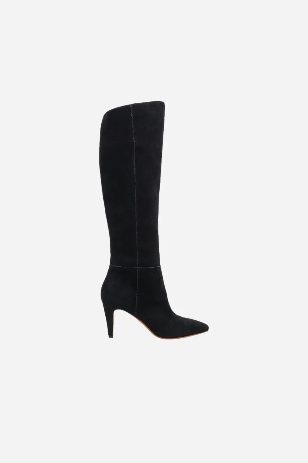 Dolce Vita Haze Boots In Onyx Suede 1