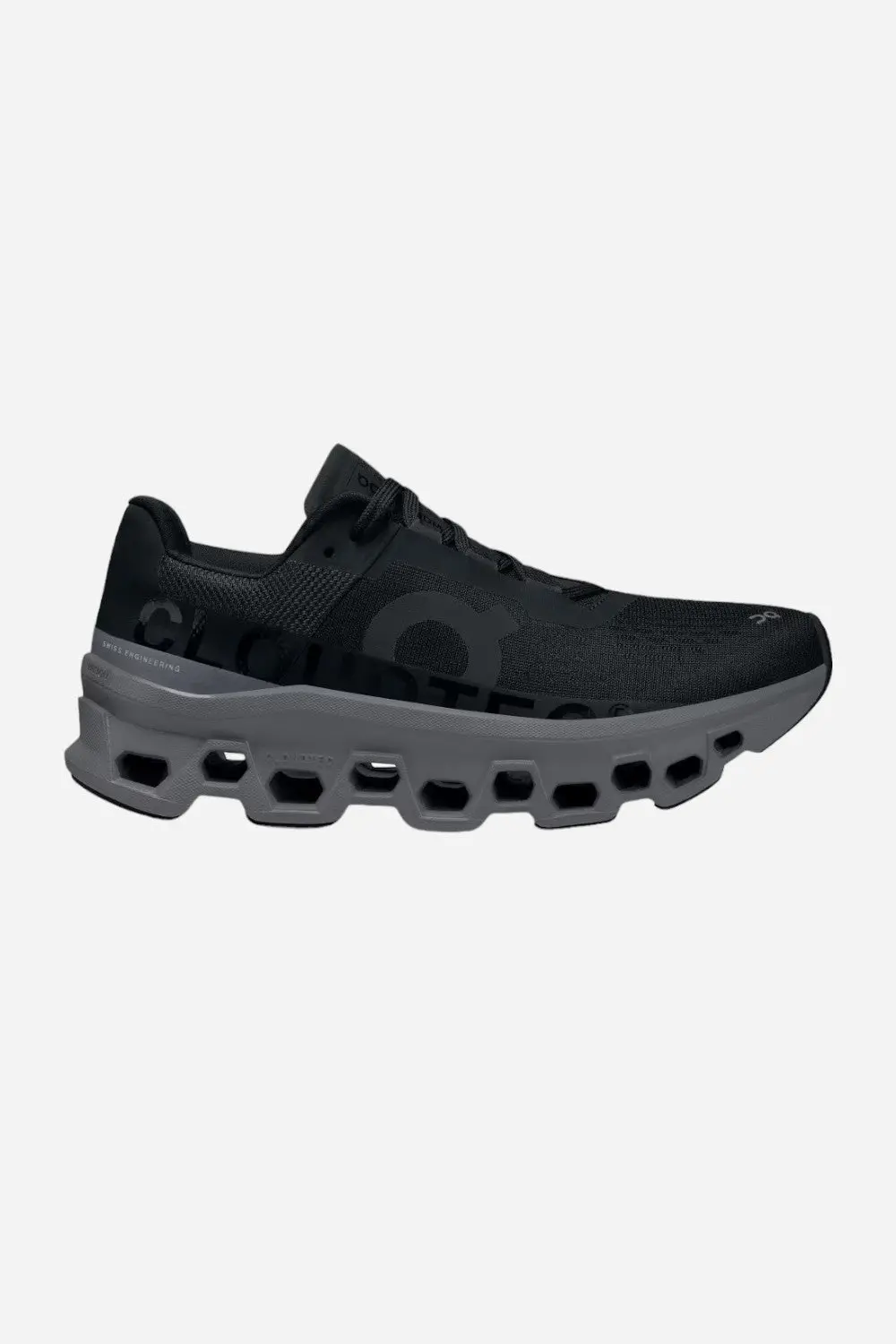 On Running Women's Cloudmonster Sneakers In Black Magnet 1