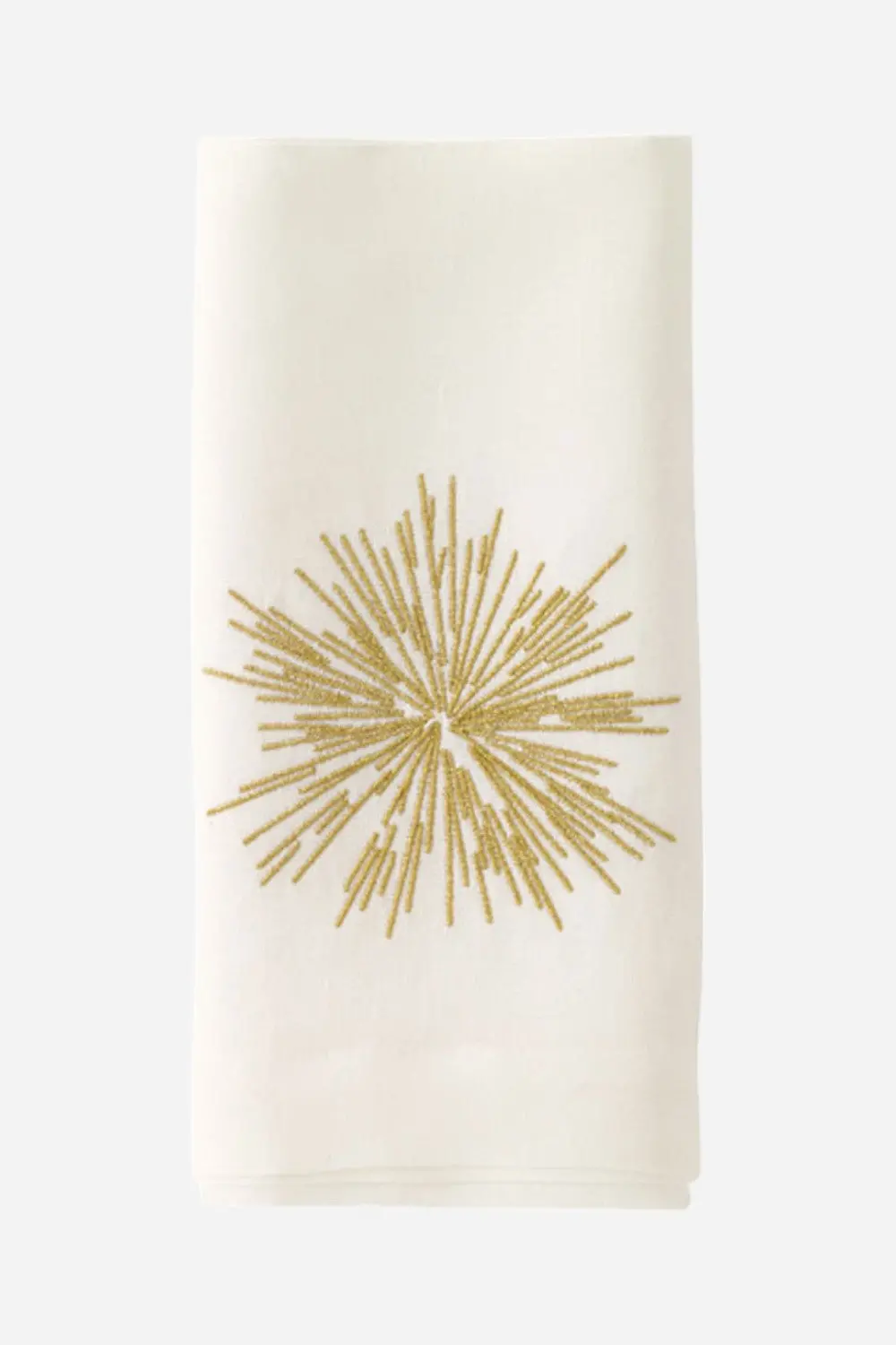 Bodrum Group Set Of 4 Starburst Gold Napkins 1