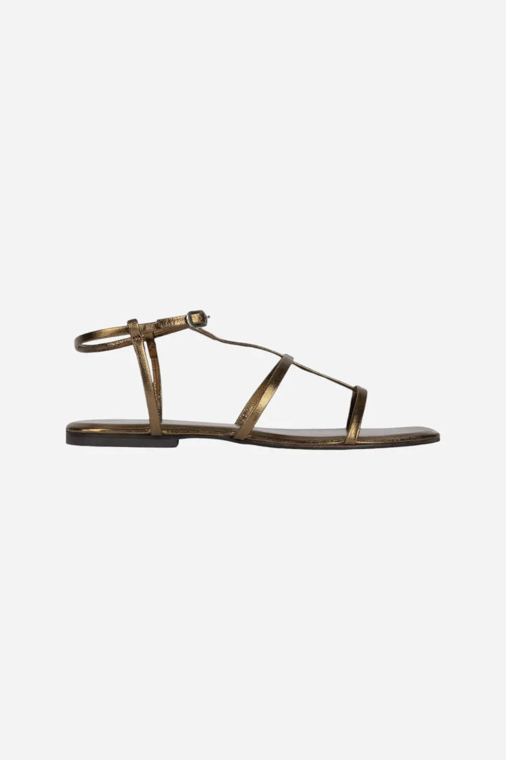 Jeffrey Campbell Corinth Sandals In Bronze Metallic 1