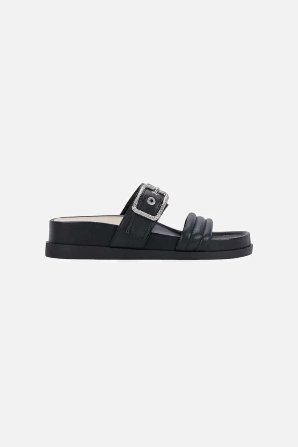 Dolce Vita Shaila Sandals In Black Leather 1